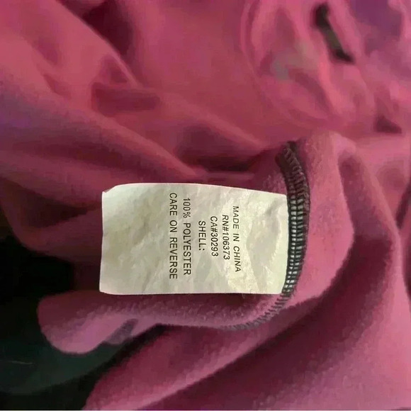 Zero Restriction Women’s Fleece Golf Jacket. XL. Black on outside. Pink/ inside - Picture 6 of 6